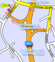Anfahrtsskizze